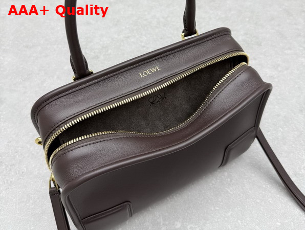 Loewe Small Amazona 180 Bag in Soft Calfskin Dark Chestnut Replica