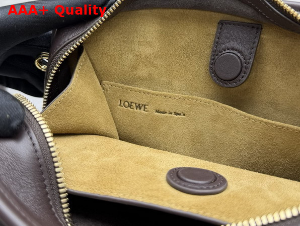 Loewe Small Amazona 180 Bag in Soft Calfskin Dark Chestnut Replica