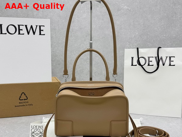 Loewe Small Amazona 180 Bag in Soft Calfskin Mocha Replica