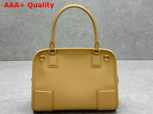 Loewe Small Amazona 180 Bag in Soft Calfskin Silk Beige and Mustard Replica