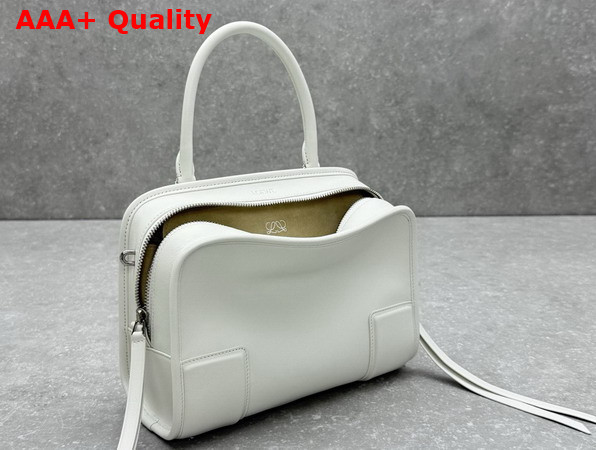Loewe Small Amazona 180 Bag in Soft Calfskin White Replica