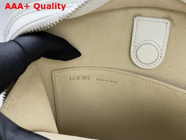 Loewe Small Amazona 180 Bag in Soft Calfskin White Replica