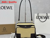 Loewe Small Amazona 180 Bag in Suede Oro and Chocolate Replica