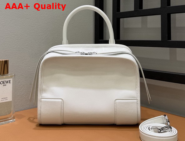Loewe Small Amazona 180 Bag in White Soft Calfskin Replica