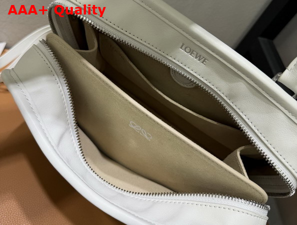 Loewe Small Amazona 180 Bag in White Soft Calfskin Replica
