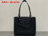 Loewe Small Anagram Tote in Classic Calfskin Black Replica