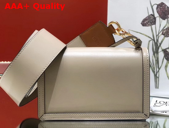 Loewe Small Barcelona Bag in Beige Boxcalf Replica