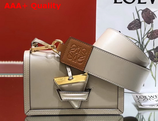 Loewe Small Barcelona Bag in Beige Boxcalf Replica