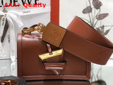 Loewe Small Barcelona Bag in Tan Boxcalf Replica