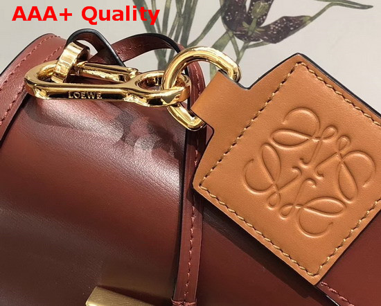 Loewe Small Barcelona Bag in Tan Boxcalf Replica
