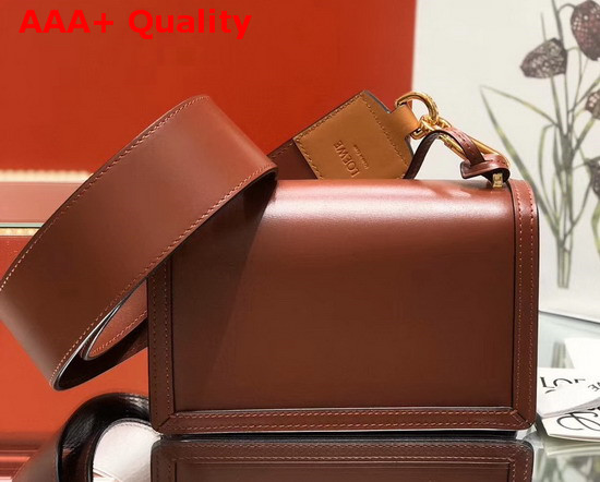 Loewe Small Barcelona Bag in Tan Boxcalf Replica