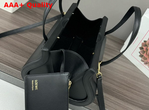 Loewe Small Clasp Bag in Black Calfskin Replica