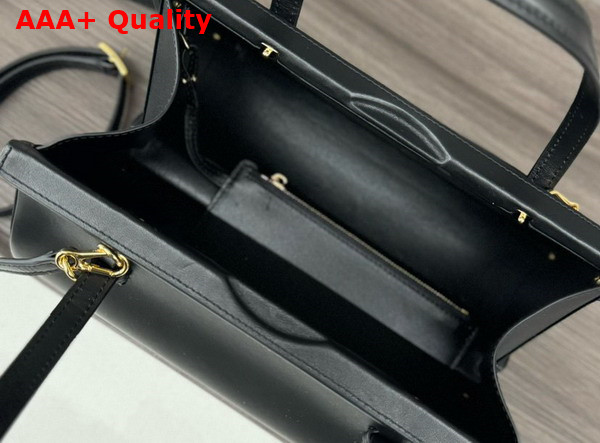 Loewe Small Clasp Bag in Black Calfskin Replica