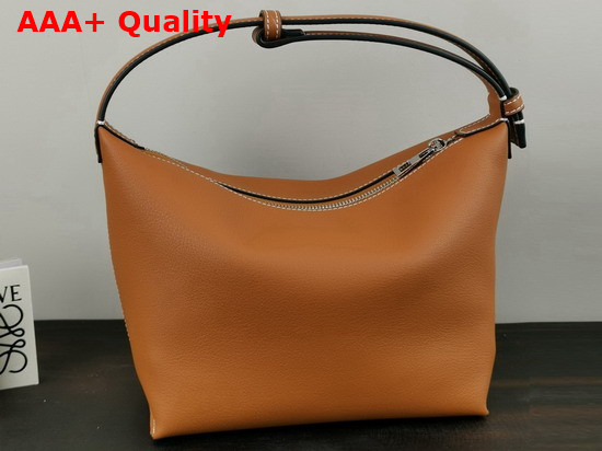 Loewe Small Cubi Bag in Tan Smooth Calfskin Replica