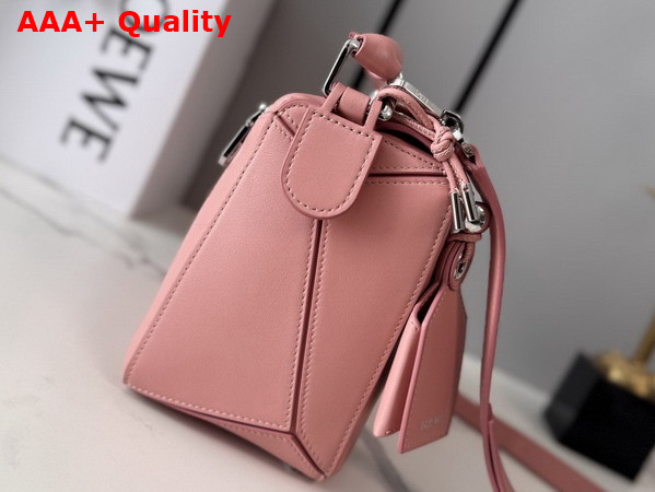 Loewe Small Featherlight Puzzle Bag in Blush Nappa Lambskin Replica