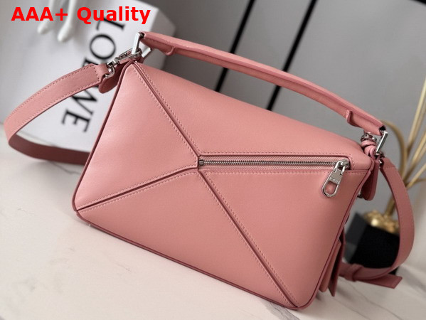 Loewe Small Featherlight Puzzle Bag in Blush Nappa Lambskin Replica