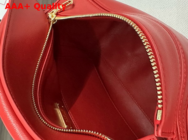 Loewe Small Featherlight Puzzle Bag in Burnt Red Nappa Lambskin Replica
