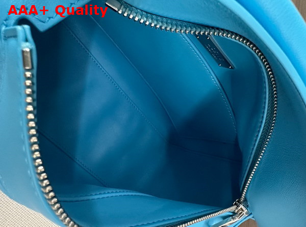 Loewe Small Featherlight Puzzle Bag in Light Blue Nappa Lambskin Replica