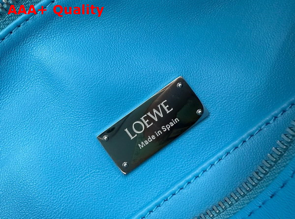 Loewe Small Featherlight Puzzle Bag in Light Blue Nappa Lambskin Replica