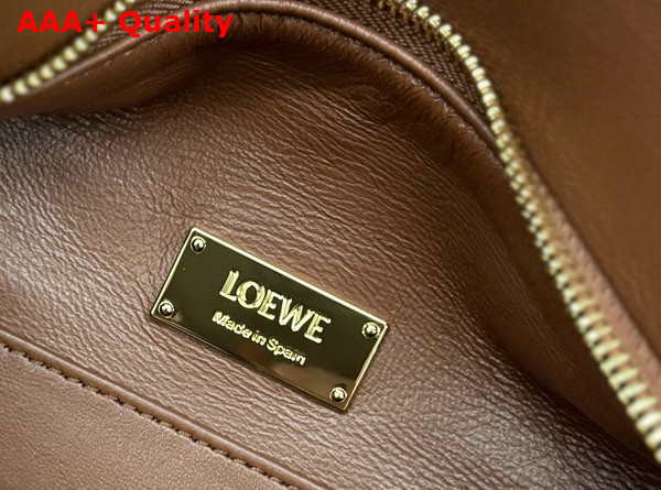 Loewe Small Featherlight Puzzle Bag in Pecan Nappa Lambskin Replica