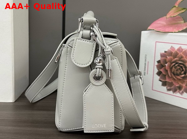 Loewe Small Featherlight Puzzle Bag in Shell Grey Nappa Lambskin Replica