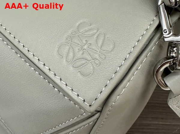 Loewe Small Featherlight Puzzle Bag in Shell Grey Nappa Lambskin Replica