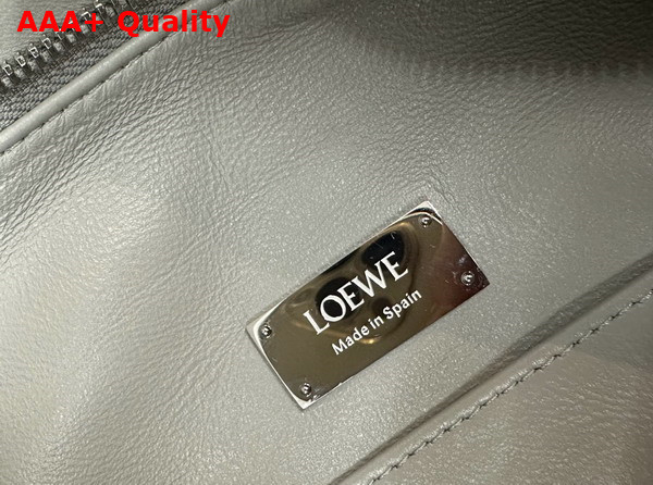 Loewe Small Featherlight Puzzle Bag in Shell Grey Nappa Lambskin Replica