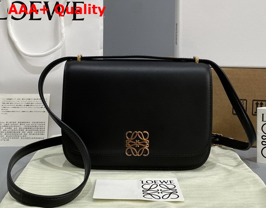 Loewe Small Goya Bag in Silk Calfskin Black Replica