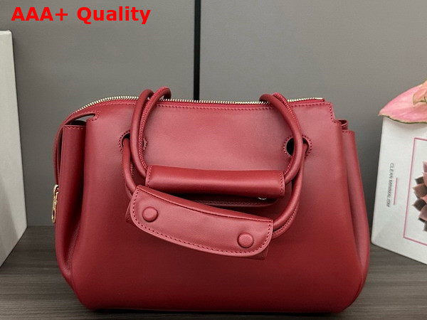 Loewe Small Madrid Bag in Supple Calfskin Burnt Red Replica