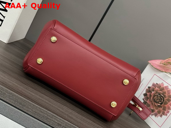 Loewe Small Madrid Bag in Supple Calfskin Burnt Red Replica