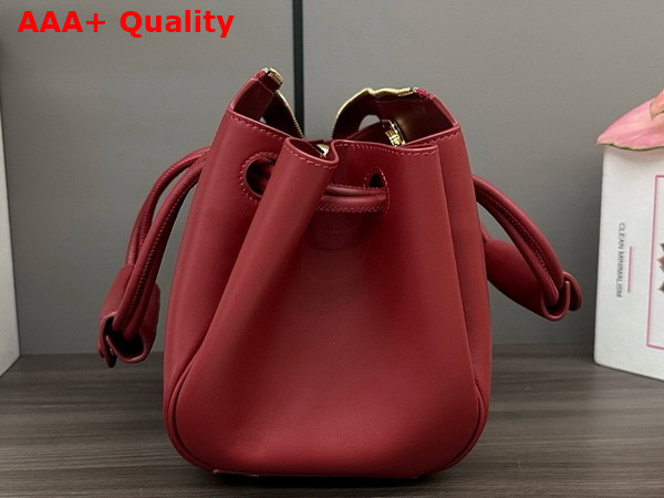 Loewe Small Madrid Bag in Supple Calfskin Burnt Red Replica
