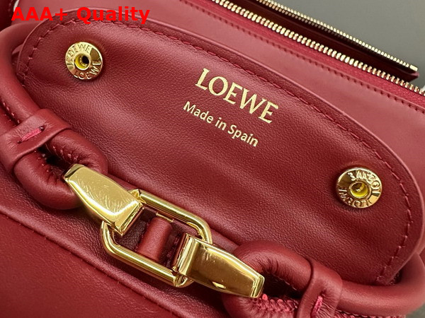 Loewe Small Madrid Bag in Supple Calfskin Burnt Red Replica