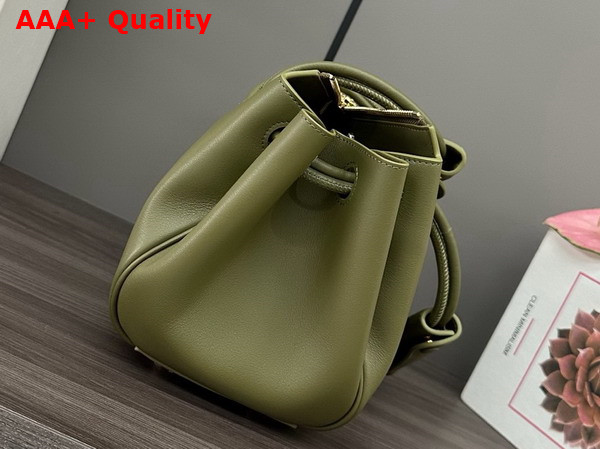 Loewe Small Madrid Bag in Supple Calfskin Olive Replica