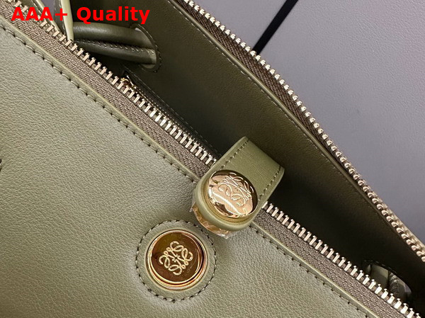 Loewe Small Madrid Bag in Supple Calfskin Olive Replica