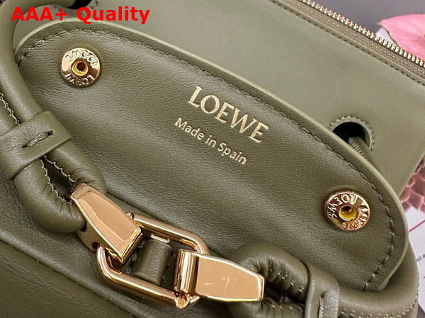 Loewe Small Madrid Bag in Supple Calfskin Olive Replica
