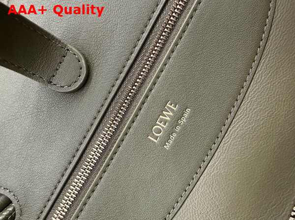 Loewe Small Madrid Bag in Supple Calfskin Olive Replica