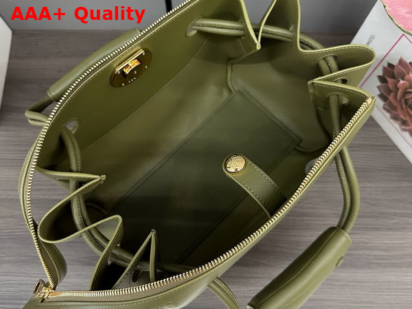Loewe Small Madrid Bag in Supple Calfskin Olive Replica