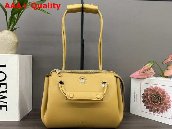 Loewe Small Madrid Bag in Supple Calfskin Sahara Replica
