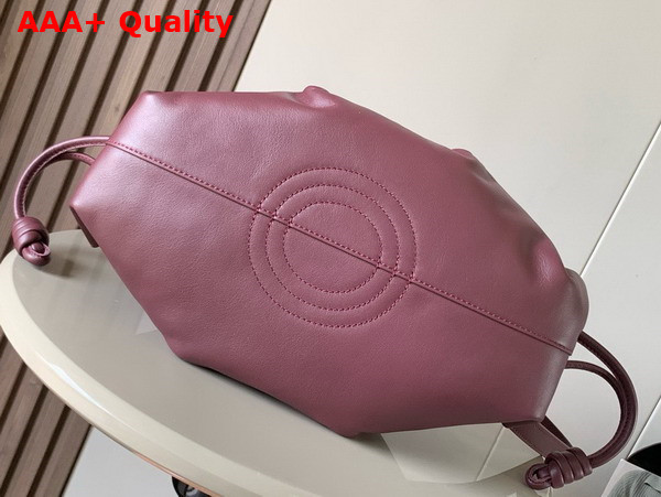 Loewe Small Paseo Bag in Burgundy Shiny Nappa Calfskin Replica