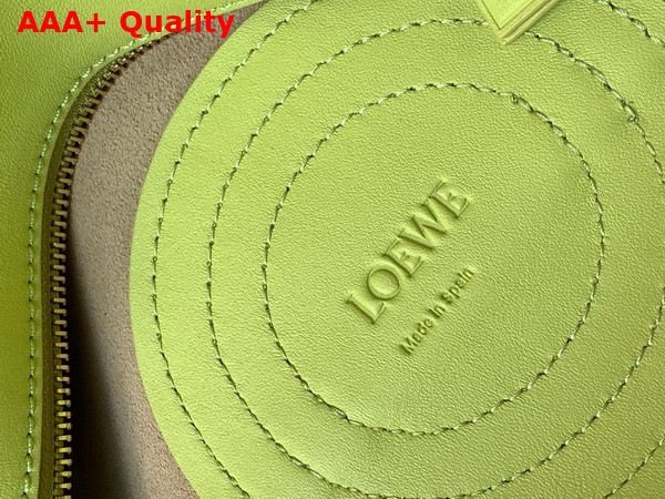 Loewe Small Paseo Bag in Light Green Shiny Nappa Calfskin Replica