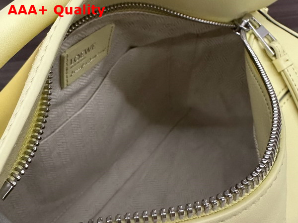 Loewe Small Puzzle Bag Light Yellow and Grey Classic Calfskin Replica