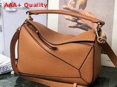 Loewe Small Puzzle Bag in Light Caramel Soft Grained Calfskin Replica