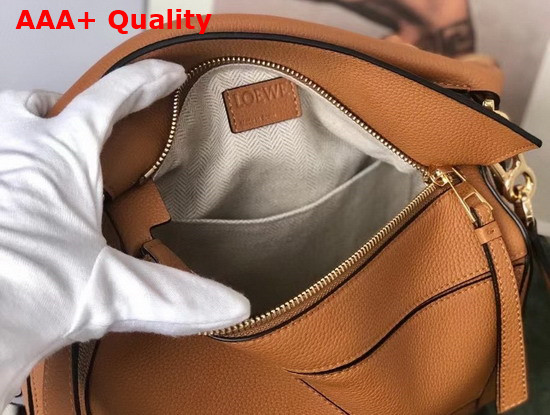 Loewe Small Puzzle Bag in Light Caramel Soft Grained Calfskin Replica