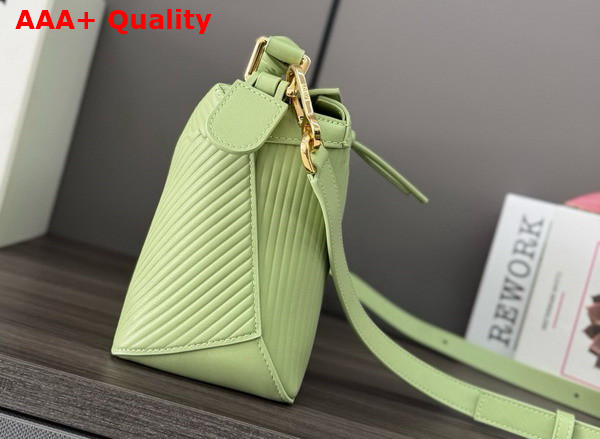 Loewe Small Puzzle Bag in Light Pear Calfskin with Overlapped Panels Replica