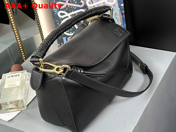 Loewe Small Puzzle Bag in Mellow Calfskin Black Replica