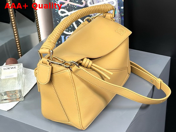 Loewe Small Puzzle Bag in Mellow Calfskin Sahara Replica