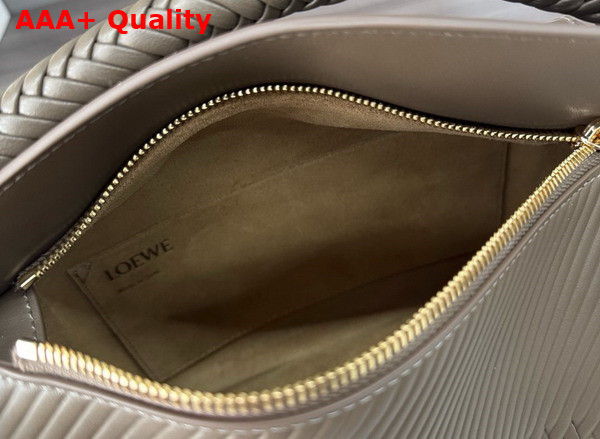 Loewe Small Puzzle Bag in Umber Calfskin with Overlapped Panels Replica