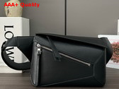 Loewe Small Puzzle Bumbag in Black Classic Calfskin Replica