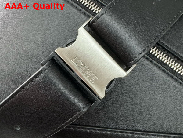 Loewe Small Puzzle Bumbag in Black Classic Calfskin Replica