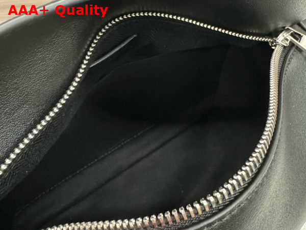 Loewe Small Puzzle Bumbag in Black Classic Calfskin Replica